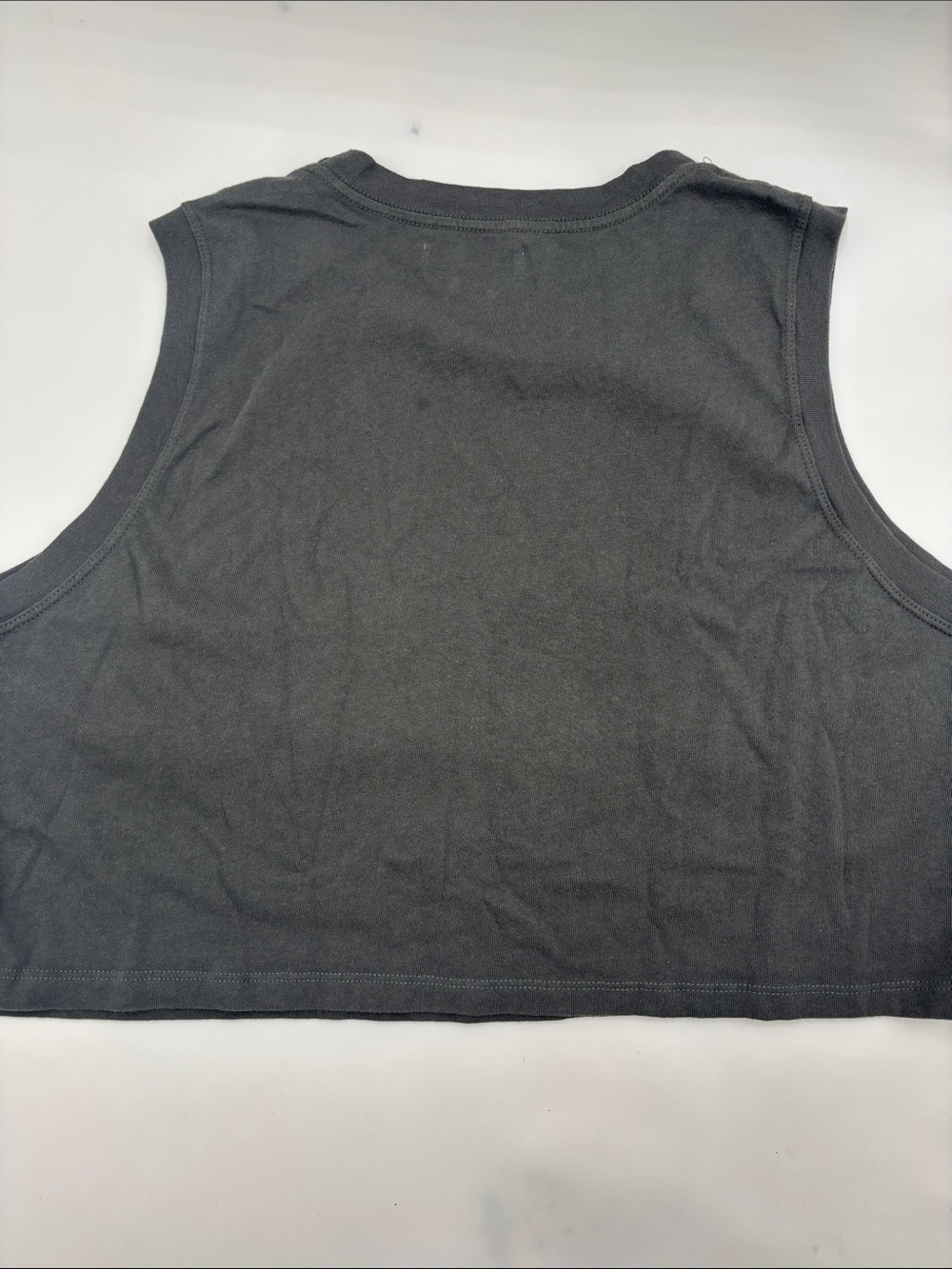 Spiritual Gangster Crawford Lovers Club Crop Tank in Ash - Picture 4 of 7